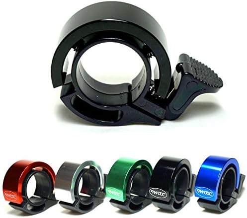WW(Wishing Well) Bike Bell 【Q-bell】Stylish with Bright Sound (Black)