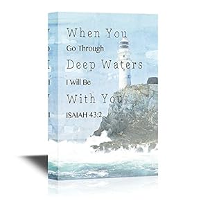 Christian Quotes Series When You Go Through Deep...