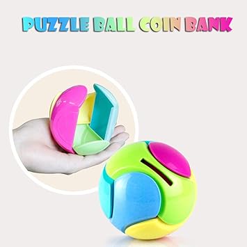 puzzle ball money bank