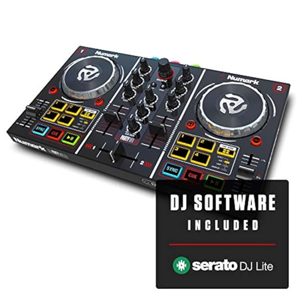 Controlador DJ Numark, modelo Party Mix para principiantes