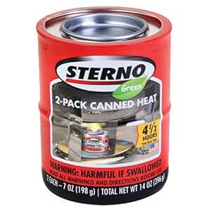 Amazon Com Sterno 7 Ounce Entertainment Cooking Fuel 2 Pack 7 Ounce Pack Of 2 Home Kitchen