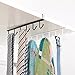 Alliebe 2pcs Mug Cups Wine Glasses Storage Hooks Kitchen Utensil Ties Belts and Scarf Hanging Hook Rack Holder Under Cabinet Closet Without Drilling