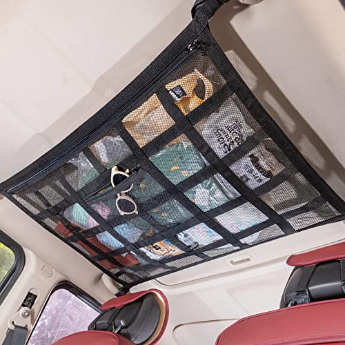 Upgrade Car Ceiling Cargo Net