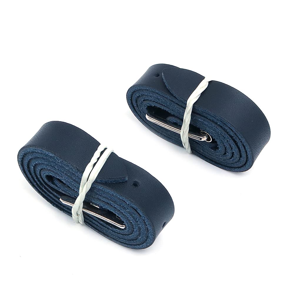 Namvo 2Pcs Horse Spur Strap, PU Leather Horse Riding Straps with Adjustable Buckle Equestrian Riding Accessories