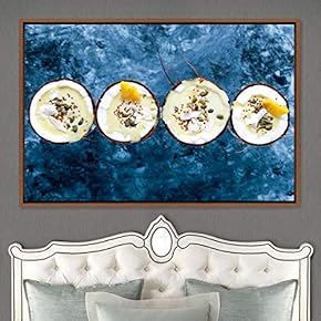 signwin Framed Canvas Wall Art Dessert Servings Citrus...