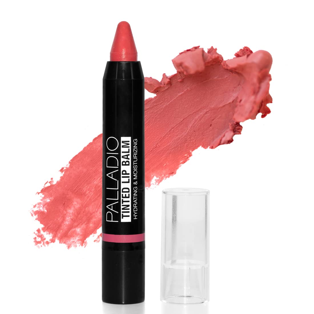 Palladio Tinted Lip Balm, Moisturizing and Conditioning Formula with Aloe & Shea Butter, Nourishing Vegan Chapstick For Cracked Lips, Apply Regularly to Dry Lips, Tinted Lip Moisturizer, (Juicy Apple)