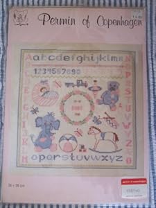 Amazoncom Baby Sampler Counted Cross Stitch Chart Other Products Baby sampler pattern