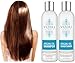 Sulfate Free Argan Oil Shampoo and Conditioner: Sodium-Chloride-Free, Alcohol-Free, Paraben-Free, Natural Sun Protection and Salon Quality Pure Ingredients with 12 Plant Extracts