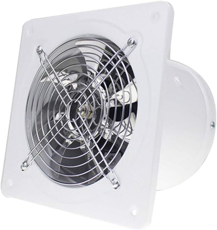 Moolo Exhaust Fan, Kitchen Bathroom Wall-Mounted ventilating Fan A1 (Color : White)