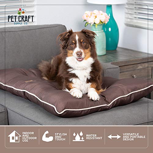 Pet-Craft-Supply-Super-Snoozer-Calming-Indoor-Outdoor-All-Season-Water-Resistant-Durable-Dog-Bed
