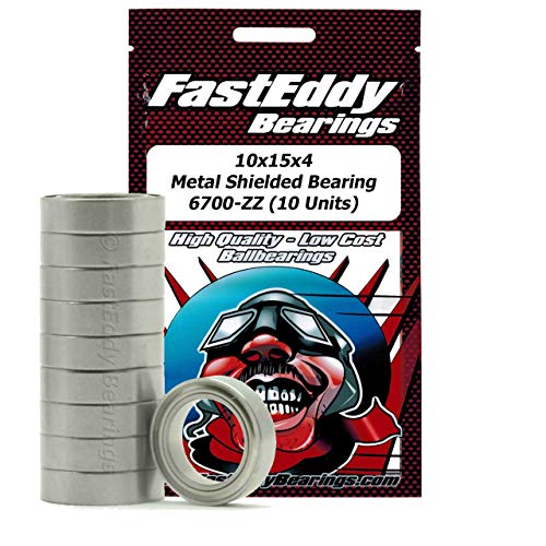Tamiya 1510 Metal Shielded Replacement Sealed Ball Bearings for RC Cars 10X15X4 (10 Units)