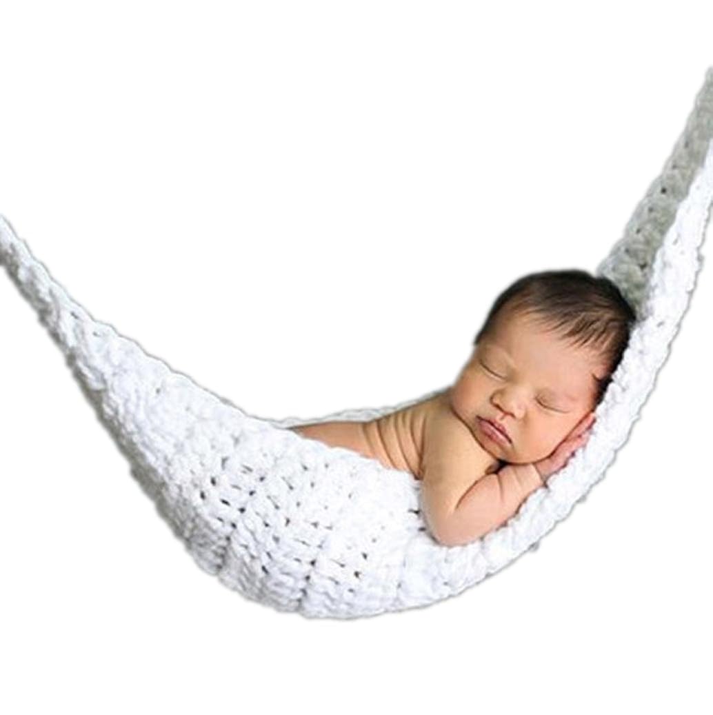 国際ブランド Hometomベビーハンモック 幼児安全ベビーハンモック子供の取り外し可能ポータブルベッド写真撮影プロップコスチューム ホワイト B079n7t4hl 全品送料無料 Www Happysigns De
