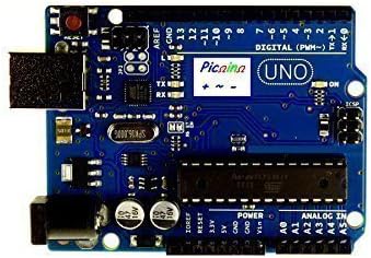 Picoino 100% Arduino Uno R3 Compatible High Quality Board, DIP Version with ATMEGA328P-PU, with free USB Cord and Base Board