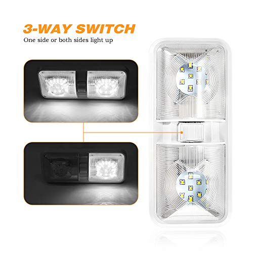 image for Auxbeam 12V Led RV Ceiling Dome Light RV Interior Lighting for Trailer