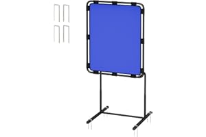 Baseball Strike Zone Target for Plastic Balls Adjustable Height Pitching Target Strike Zone, Blue