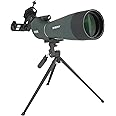 SVBONY SV28 20-60x80 Spotting Scope for Target Shooting, Long Range Spotter Scope with Phone Adapter and Tripod, HD Scope for Bird Watching, Wildlife Observation
