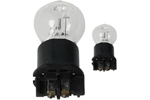 Carall 2 PCS Car Halogen Bulbs PW24W 12V 24W WP3.3x14.5-3, For Headlight Car Bulbs, Beam Low/High Beam Fog Light Replacement