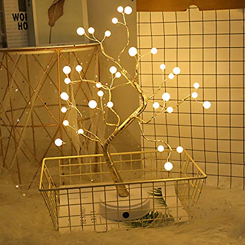 LONGMAO Bonsai Tree Light, DIY Artificial Light Tree Lamp Decoration, Copper Wire Led Light Tree