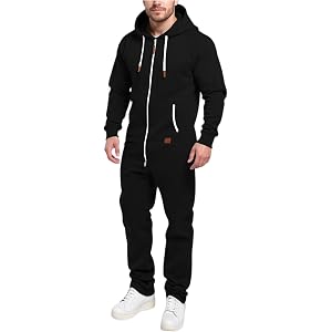 HYYGOCCTV Mens Tracksuit 2 Piece Set Outfit Sweat Suits Full Zip Up Hooded Soft Fleece Pullover Straight Leg Sweatpants