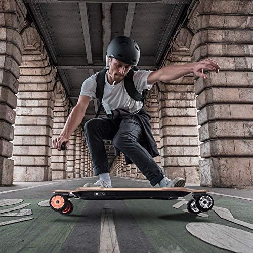 YVSoo Skateboard Électrique Longboard Électrique de 4 Niveaux de