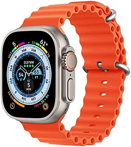 DAILNECESS Ocean Band Compatible with Apple Watch Ultra 49mm 45mm