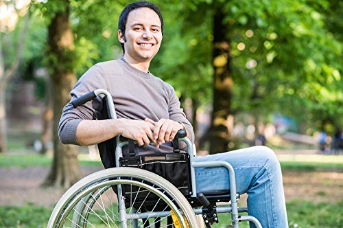 Lightweight Wheelchair and Walker Side Bag - Compact Carry Hands Free Front or Side Pouch for Electric or Manual Scooters, Rollators, and More - Storage Pocket with Attachment Loops - Thumbnail 6