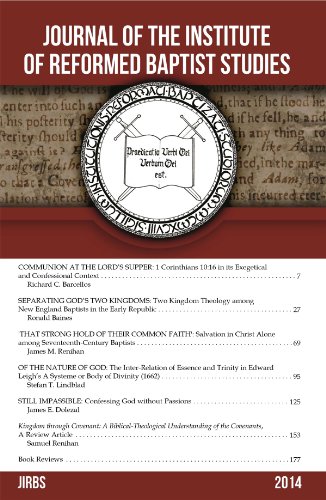 Journal of the Institute of Reformed Baptist Studies 2014: JIRBS by RBAP