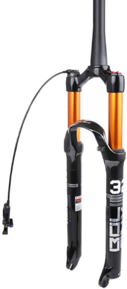 newolfend Air MTB Suspension Fork Expert Dirt Jump Fork 26" 100mm Tapered Steerer Lockout Mountain Bike Forks