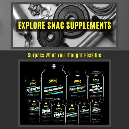SNAC ZMA5 Sleep Aid Supplement, Promote Muscle Recovery & Growth, Immune Support, & Restorative