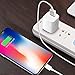 USB Wall Charger for iPhone, Vogek UL Listed 5V/1A Universal Portable Travel Adapter Wall Charger Rapid 1.0A Output for iPhone iPad iPod Google Pixel Nexus HTC LG Nokia-3 Pack