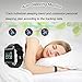 Kingkok Blood Pressure Monitor Touch Screen Personal Fitness Tracker Waterproof Pedometer Heart Rate Activity Tracker Watch [Black]