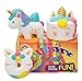 AOLIGE Squishy Slow Rising Kawaii Squishy Toys Set for Kids Stress Reliever Party Favor Fidget Toys (3PCS Unicorn)