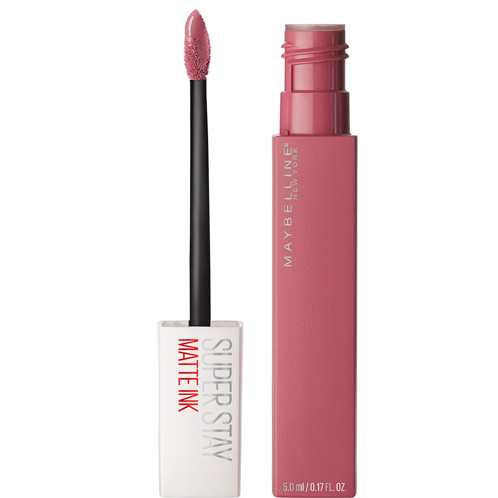 Maybelline Makeup SuperStay Matte Ink Liquid Lipstick, Lover Liquid Matte Lipstick, 0.17 fl oz
