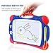 Magnetic Drawing Board Toy for Preschooler, Magna Doodles Drawing Writing Sketching Pad with 3 Stamps, Non-Toxic Colorful Erasable Sketching Pad Tablet for Toddler Kids