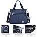 Tote Bag,Nylon Lightweight Handbags for Women with Multi-Pocketed by ZYSUN (Blue)