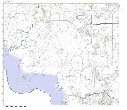 Levy County Florida Map Levy County, Florida Fl Zip Code Map Not Laminated: Office Products:  Amazon.com