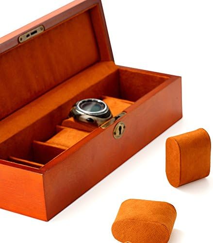 MEDOOSKY Wood Watch Box in Retro Style, Can Be Used As Jewelry Case Organizer, For Men or Women