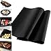 Kainnt BBQ Grill Mats,3PACK BBQ Grill Mats Up to 400% Thicker+Silicone Oil Brush,16