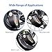 Air Fryer, 12.7QT Air Fryer Oven 8-in-1, 1700W Electric Rotisserie Oven with LED Digital Touchscreen, Toaster Oven with Dehydrator & Bake, Included 11 Accessories and Recipe