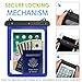 MoKo Waterproof Tablet Case, Tablet Pouch Dry Bag for iPad Mini 6, iPad 9, iPad 9.7 6/5/4/3/2, iPad Pro 9.7, iPad Air 5 10.9/3/2, Samsung Tab S4/ S3/ S2/Tab A 9.7, Galaxy Note 8, Tab E 9.6