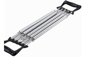 Chest Expander Springs Men Power Twister Arm Bar Shoulder Heavy Duty Arms Exercises Upper Training Chest Muscle Forearm Steel
