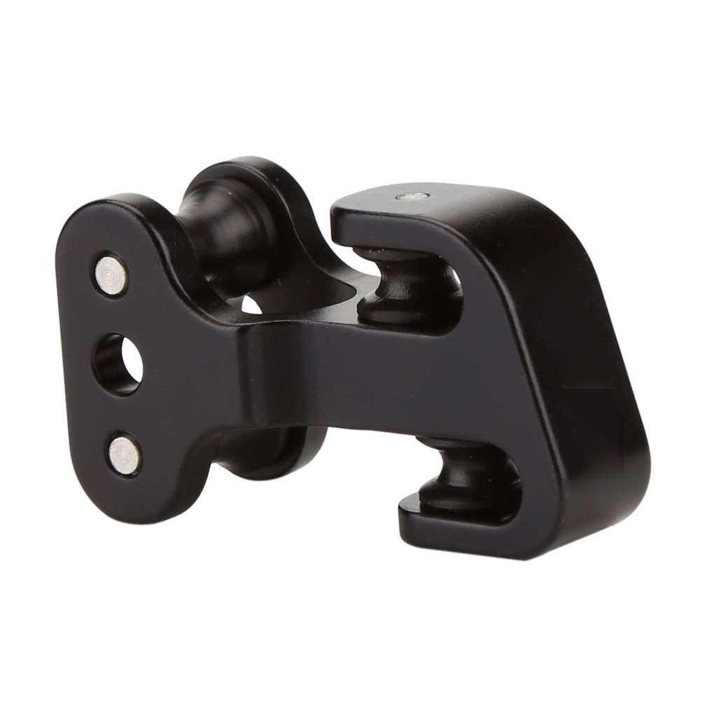 Tbest Compound Cable Roller,Archery Cable Slide, Compound Bow Cable Slide Bow String Separator Protector Aluminium Alloy Archery Compound Bow String Splitter Roller Glide (Black)