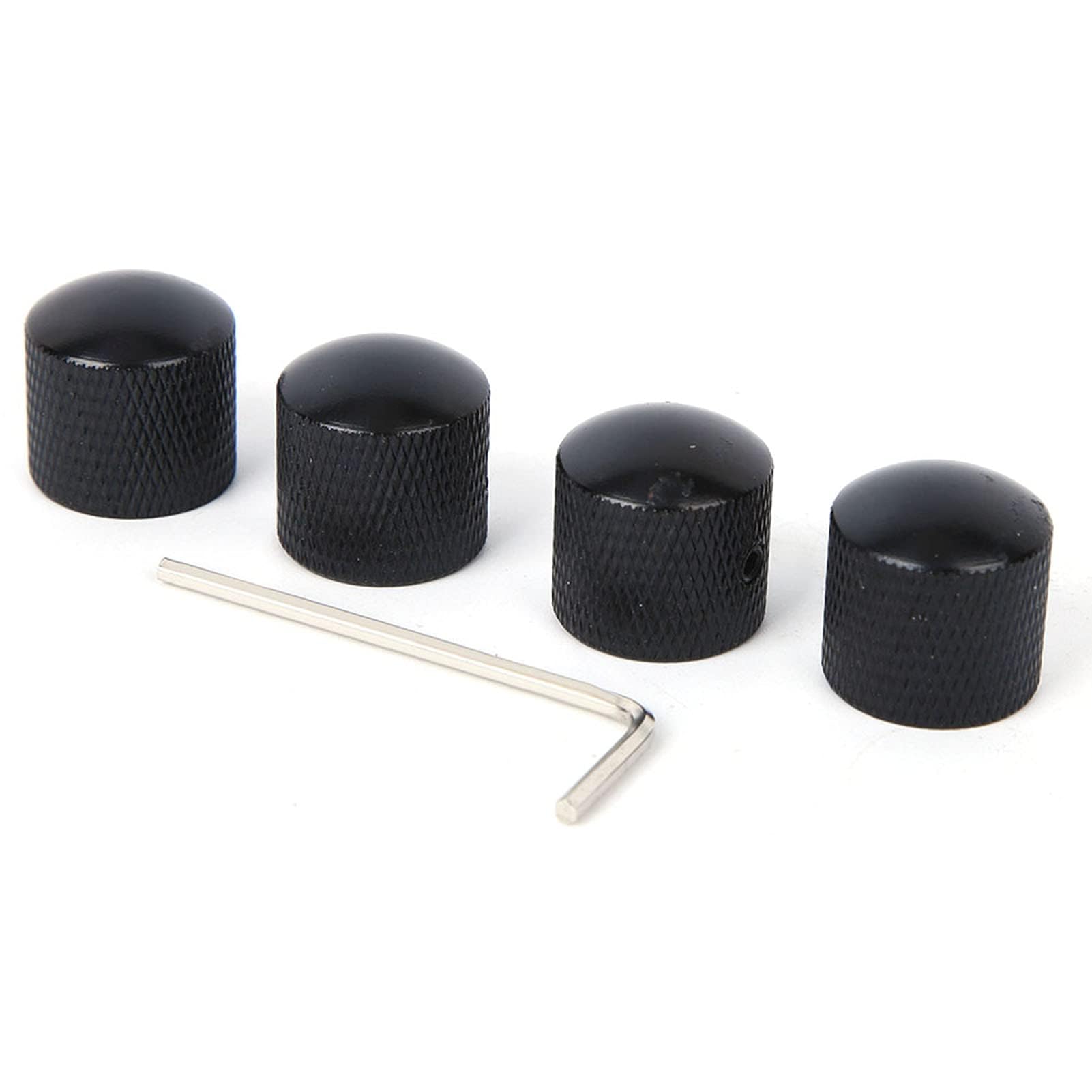 Guitar Bass Knob, Guitar Bass Tone Volume Control Knob Delicate Durable Dome Knob Volume Tone for Electric Guitar Bass