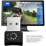 Onlyesh Zwift ANT+ USB Transmitter Receiver Stick Adapter For ANT+ Portable Carry USB Stick For Garmin Forerunner 310XT 405