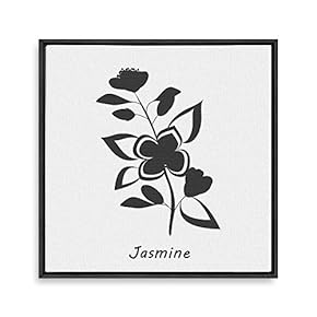 Framed Canvas Wall Art for Living Room, Bedroom Nordic Style Plants Theme Canvas Prints for Home Decoration Ready to Hang - 16x16 inches