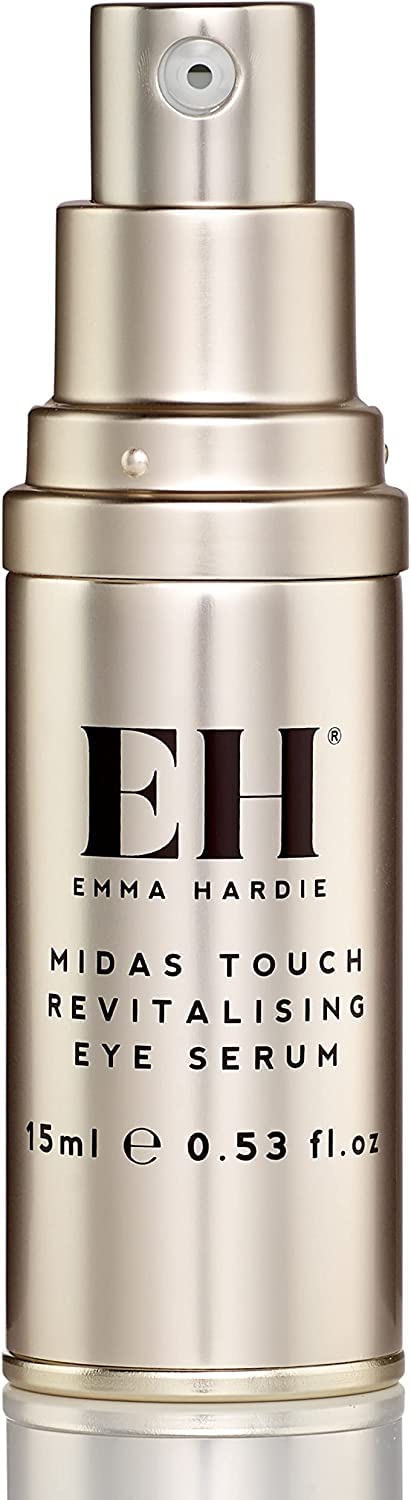 Emma Hardie 15ml Midas Touch Revitalising Eye Serum with Hyaluronic Acid, Visibly Reduces Fine Lines, Puffiness & Dark Circles, Lifting & Strengthening Eye Contour Area, Vegan & Cruelty Free