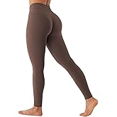 VOYJOY Womens Scrunch Workout Leggings Compression Butt Lifting Mid High Waist 26 Inches Seamless V Back Yoga Pants