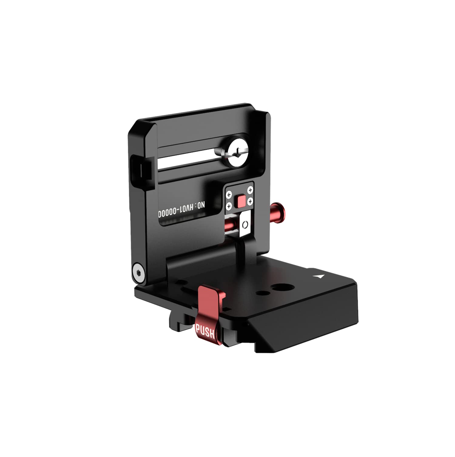 IFOOTAGE Camera L Shape Bracket Mount,Horizontal & Vertical Conversion Aluminum Alloy Plate HV-01,with 1/4” Screw,3/8" &1/4" Thread,for Monopod,Triipod,Slider,Fluid Head,Ball Head,DSLR,Max. Load 5KG