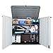 KINYING Laminate Shelving for Horizontal Storage Shed, One Shelf to Hold 44 lbs, 46 in 12.5 in, One Piece in The Package with 4 Screws, 8.8 ib