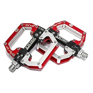 Bike Pedals,Aluminium Cycling Bike Pedals with Sealed Bearing,Mountain bike bearing foot pedal dead fly pedal